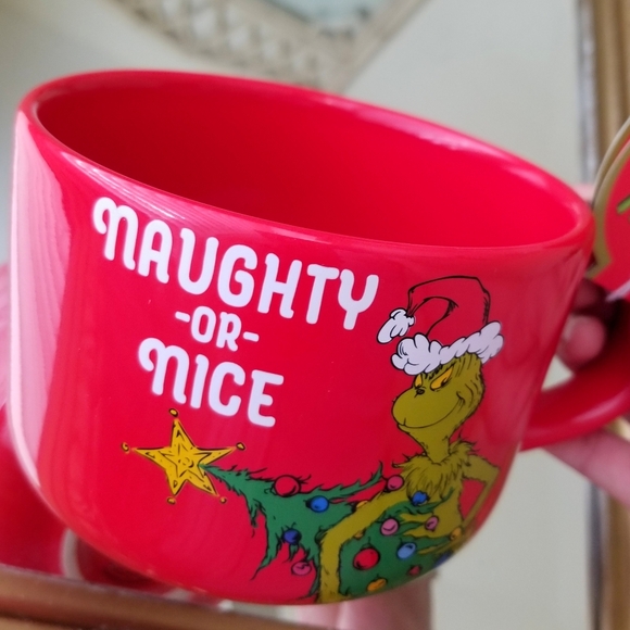 ❗The Grinch Red Holiday Extra Large Mug❗ - Picture 2 of 4
